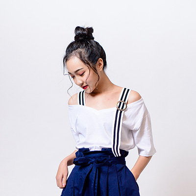 啟程-聆聽海風短袖上衣(白)