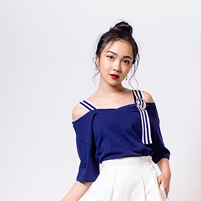 啟程-聆聽海風短袖上衣(海軍藍)